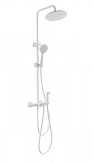 Душевая стойка с термостатом WONZON & WOGHAND WW-B3097-A-MW Белый