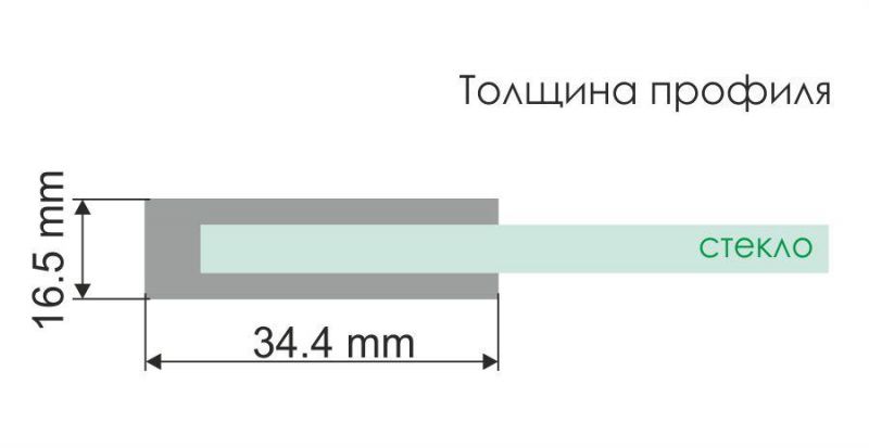 Стеклянная шторка WasserKRAFT Berkel 48P01-80W фото 5