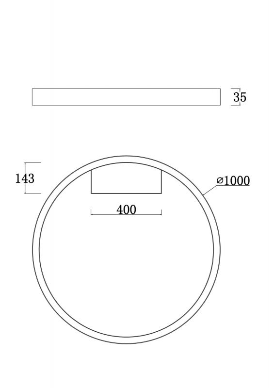 Потолочный светильник Maytoni  Rim MOD058CL-L65B4K