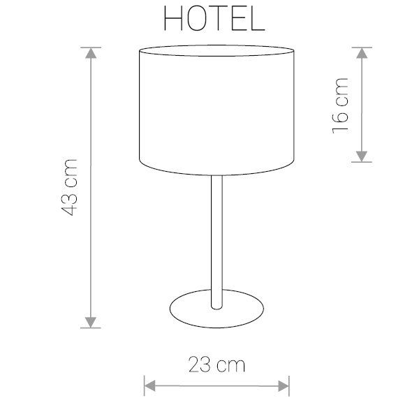 Настольная лампа HOTEL 9301