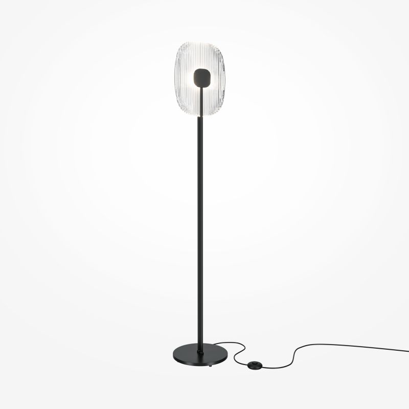Напольный светильник (торшер) Maytoni Eclipse 220-240V 6W IP20 3000K 6W LED 220-240V 3000K MOD152FL-L1BK фото 1