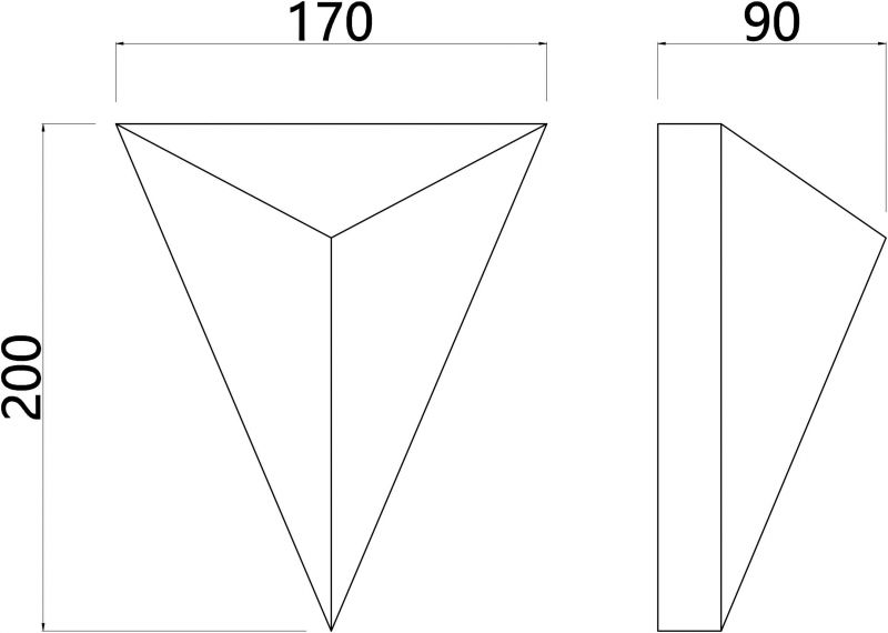 Бра Arte Lamp TRAPEZE A2033AP-1PB