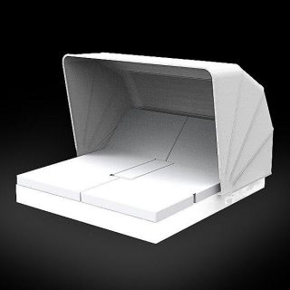 Кровать Vela c 4 наклонными спинками и складным навесом LED Vondom BD-2607438