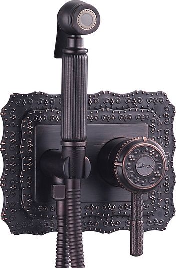 Гигиенический душ черный Lemark LM6619ORB со смесителем фото 1