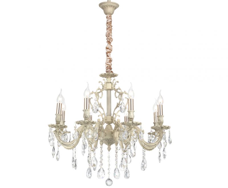 Люстра подвесная Lucia Tucci Barletta 60W E14 BARLETTA 1730.8 cream white фото 1