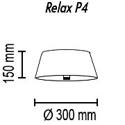 Потолочный светильник TopDecor Relax P4 10 334g