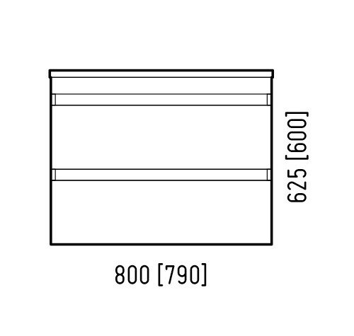 Тумба под раковину Corozo Алабама SD-00000569 80 см