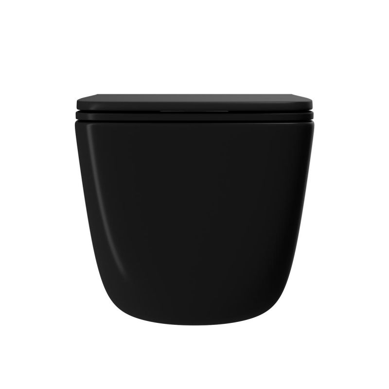 Унитаз Point Меркурий PN41831BM черный матовый, с микролифтом фото 5