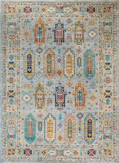 Пакистанский ковер из шерсти Carpet «WAZIR» GRAY-GRAY 249 x 319 см