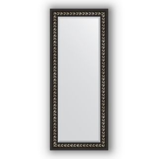 Зеркало с фацетом в багетной раме 60х145 Evoform EXCLUSIVE BY 1165 черный ардеко