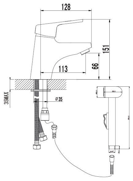 Смеситель Lemark Luna LM4116C