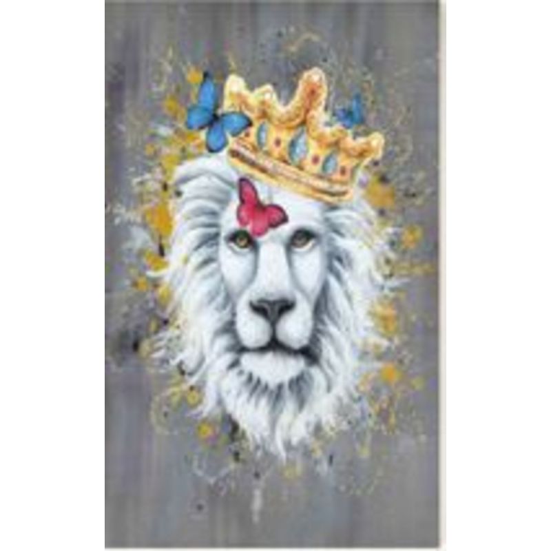 Лев с короной рисунок - 63 фото