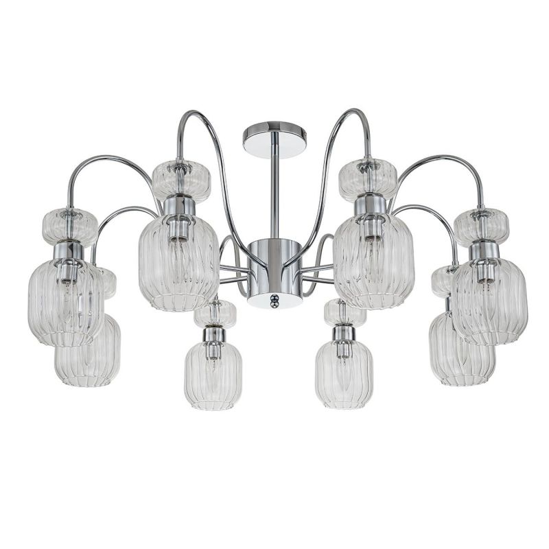 Светильник на штанге Escada  E14*60W 1141/8PL Chrome/Clear