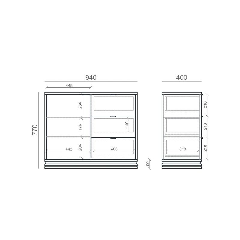 Комод The IDEA INSPIRE TIMELESS BD-3041932