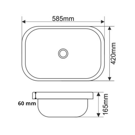 Раковина Melana 1422C-805 фото 2