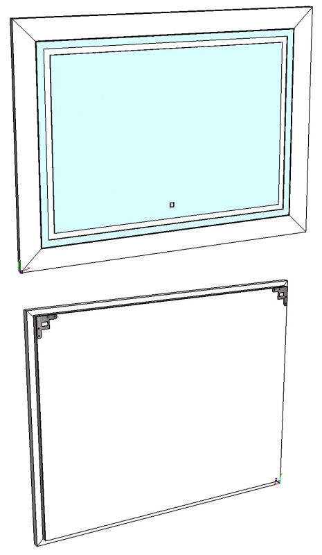 Зеркало Corozo Классика SD-00000862 105х80 см с подсветкой