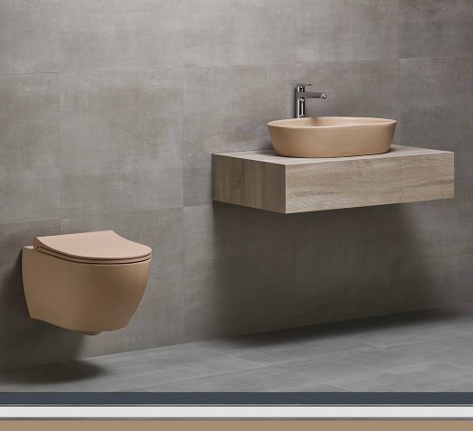 Подвесной унитаз beWash Bogen 88303273 с микролифтом, латте фото 2
