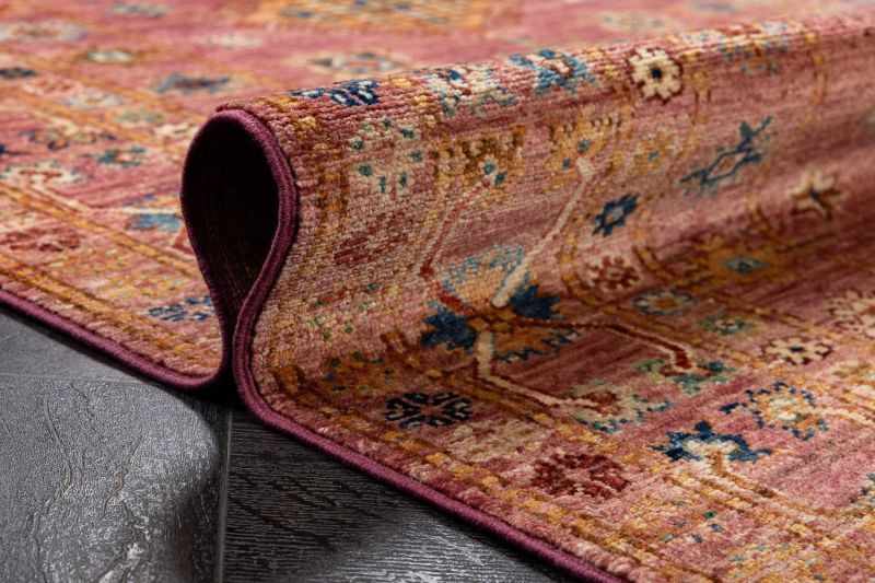 Пакистанский ковер из шерсти Carpet «KAZAK ROYAL» 227754-PUR-PUR 129 x 183 см фото 14