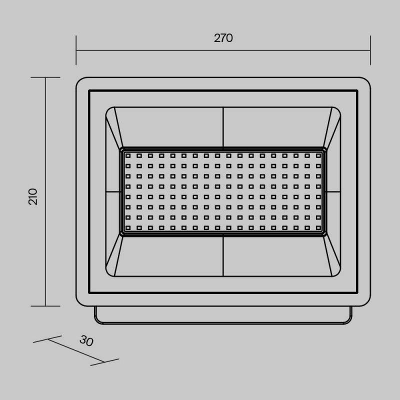 Прожектор Maytoni Flood 230V 100W IP65 6500K FL001-L100B6K фото 9