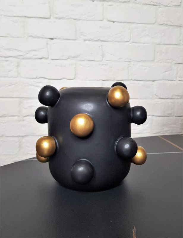 Ваза Sotogrande Black little golden balls  vase BD-3049078 фото 5