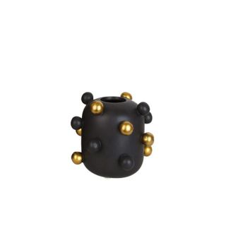 Ваза Sotogrande Black little golden balls  vase BD-3049078