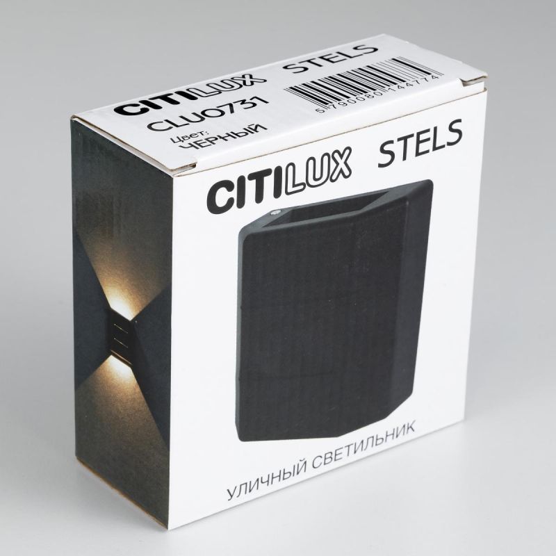 Уличный настенный светильник Citilux STELS влагозащищенный, LED, белый свет (4000К), 6W CLU0731 фото 10