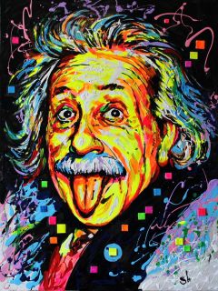 Картина "Портрет Эйнштейна, самый умный человек на Земле" Александр Ширшов