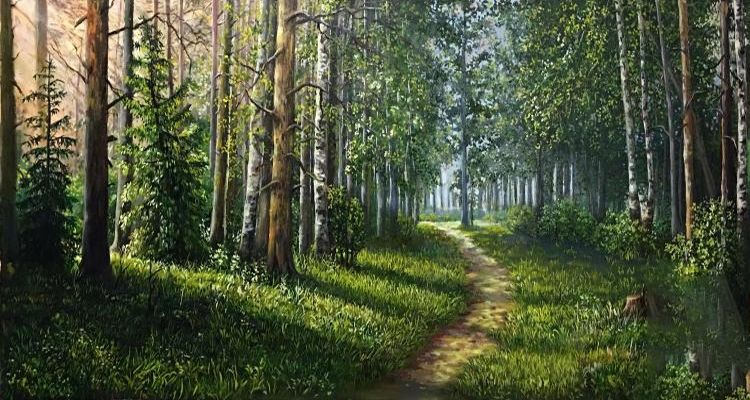 Книга среди деревьев. Картина "Лесная тропа". Шишкин дорожка в лесу. Картина тропинка в лесу.
