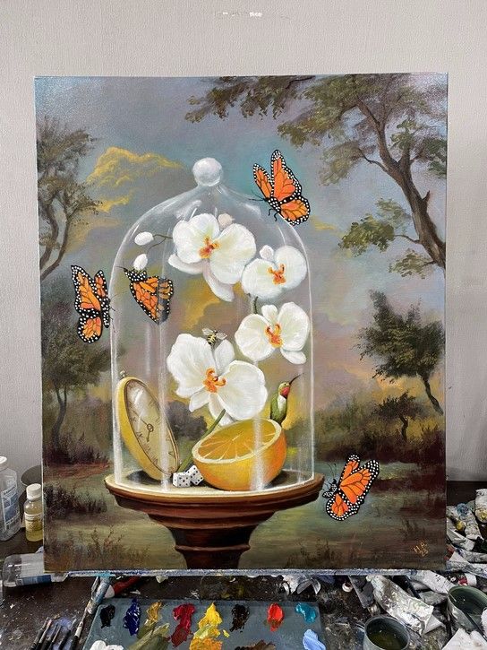 Картина "Гармония (с бабочками)" 70х80 Осадчук Наталия BD-2688754