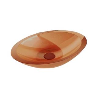 Раковина-чаша Abber Kristall AT2810Topas оранжевая, 50 см