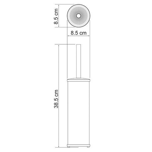 Щетка для унитаза WasserKRAFT Exter K-1017 фото 3