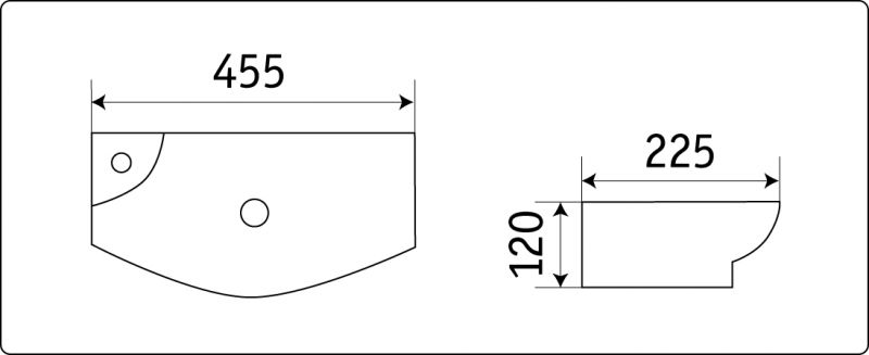 Раковина CeramaLux N 7946R