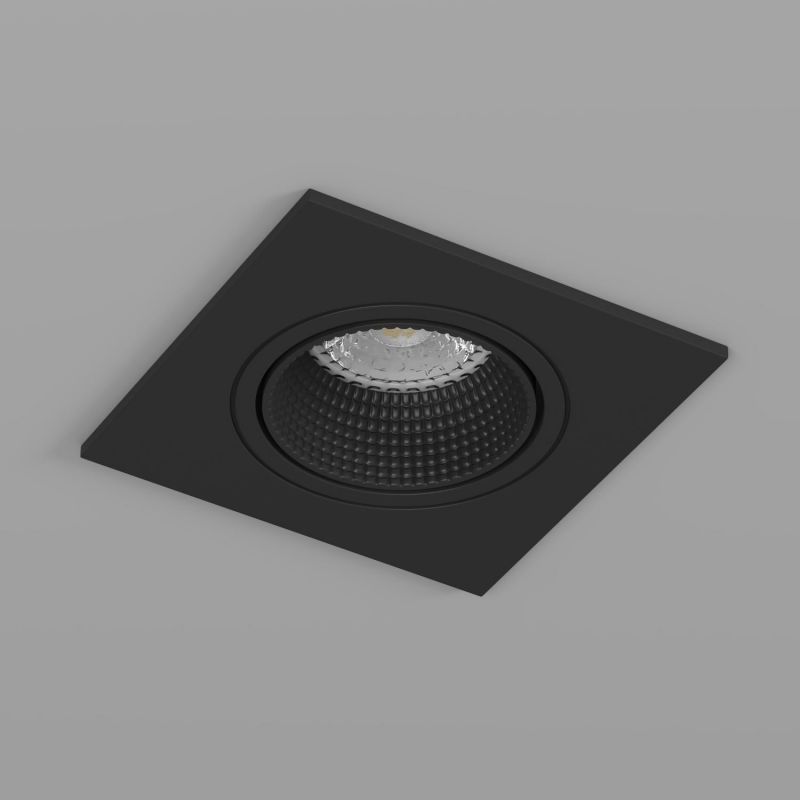 Встраиваемый светильник Denkirs DK3020BВ IP 20, 10 Вт, GU5.3, LED, черный/черный, пластик DK3071-BK фото 2
