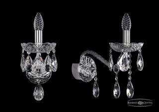 Бра Bohemia Ivele Crystal 1413B/1/200/XL Ni