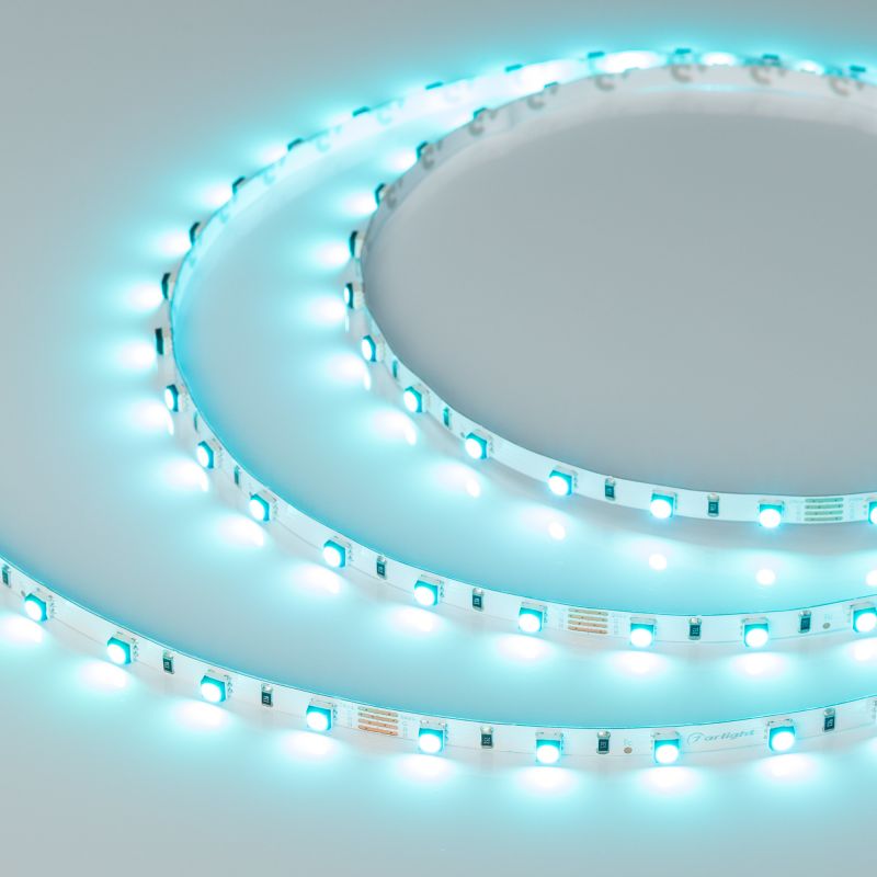Светодиодная лента MINI-F60-5mm 24V RGB (6 W/m, IP20, 3535, 5m) (Arlight, узкая) фото 5