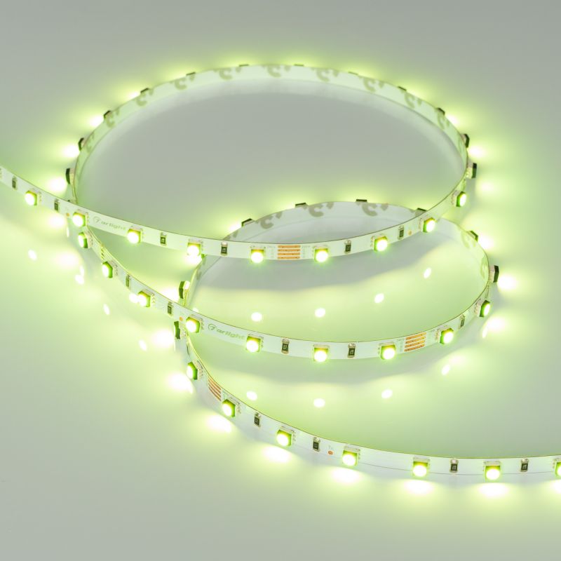 Светодиодная лента MINI-F60-5mm 24V RGB (6 W/m, IP20, 3535, 5m) (Arlight, узкая) фото 7