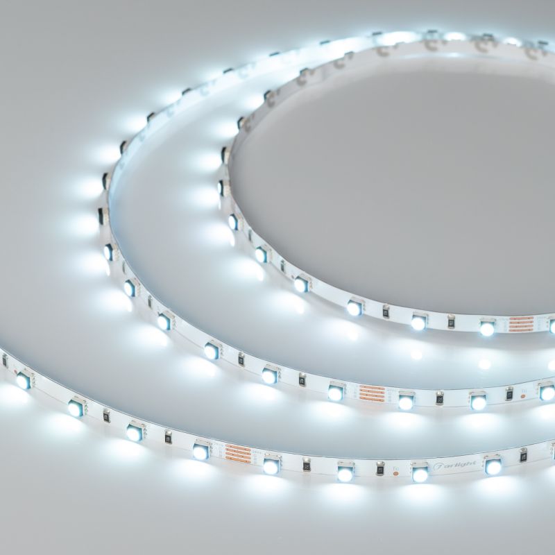 Светодиодная лента MINI-F60-5mm 24V RGB (6 W/m, IP20, 3535, 5m) (Arlight, узкая) фото 8