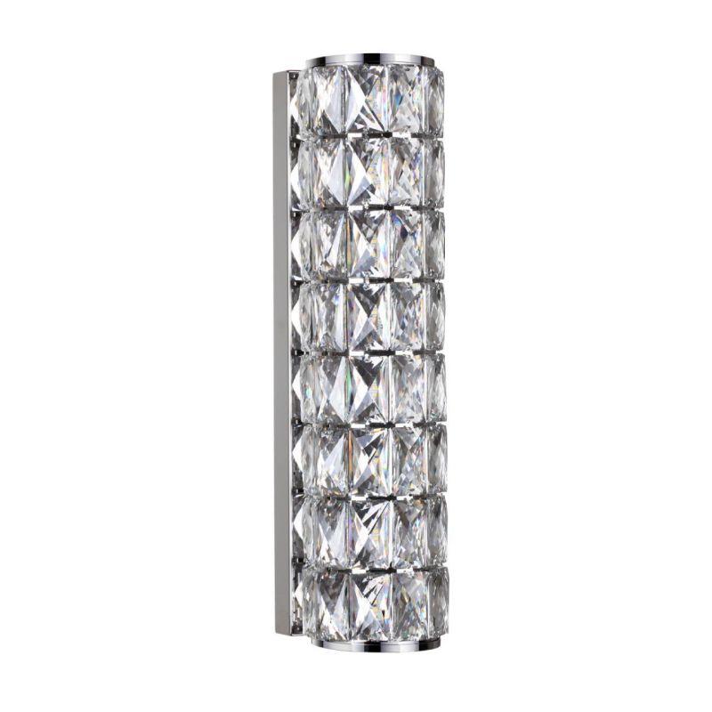 Настенный светильник Odeon Light хром/металл/хрусталь LED 8W 4000K 463Лм PANTA 4927/8WL