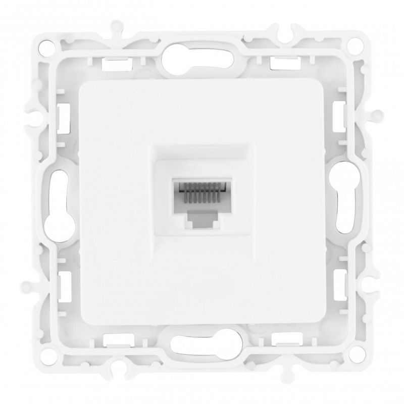 Розетка интернет, RJ45 217.45-1.white Arte Milano