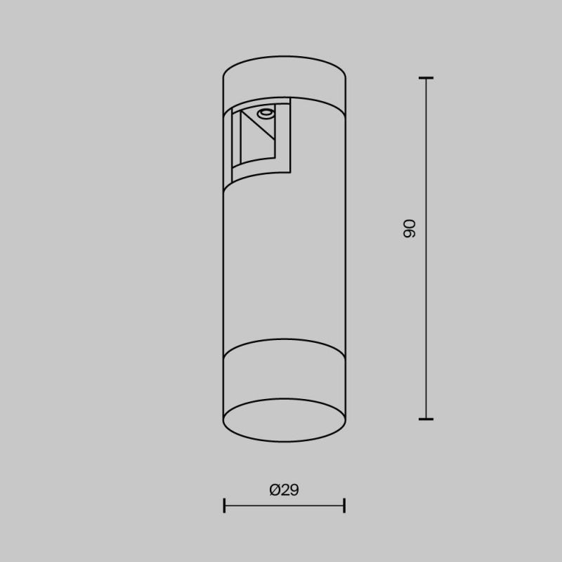 Трековый светильник Maytoni Skim TR145-1-3W3K-W-B фото 9