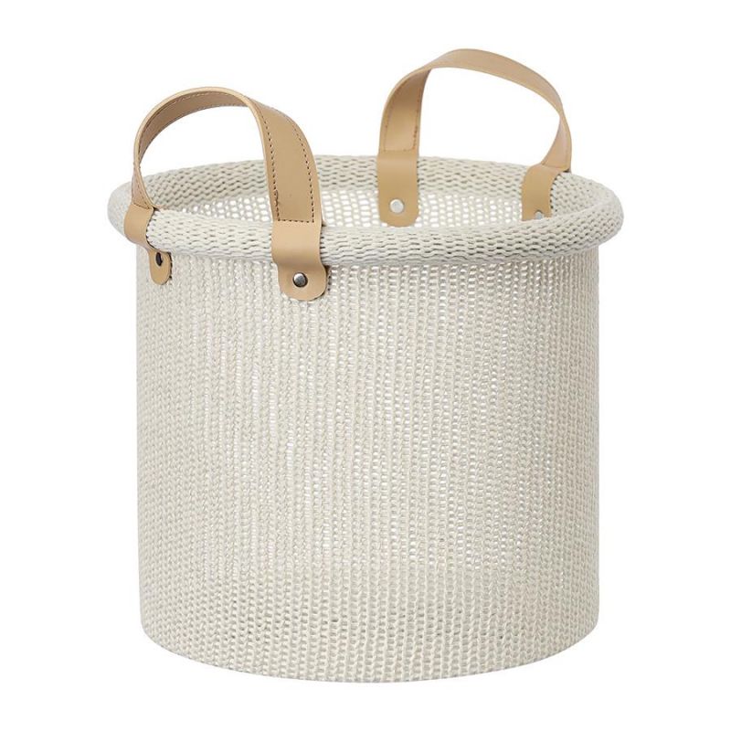Корзина для хранения sustainable collection, D27х25 см, молочная фото 1