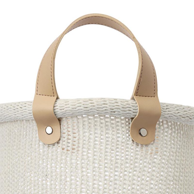 Корзина для хранения sustainable collection, D27х25 см, молочная фото 9
