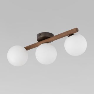 Потолочный светильник со стеклянными плафонами TK Lighting Estera Wood 10269