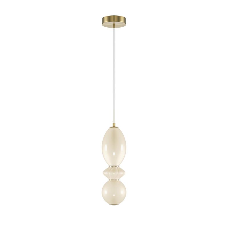 Подвесной светильник Maytoni Brosche LED теплый свет (3000К) 12W MOD362PL-L10BG3K фото 1