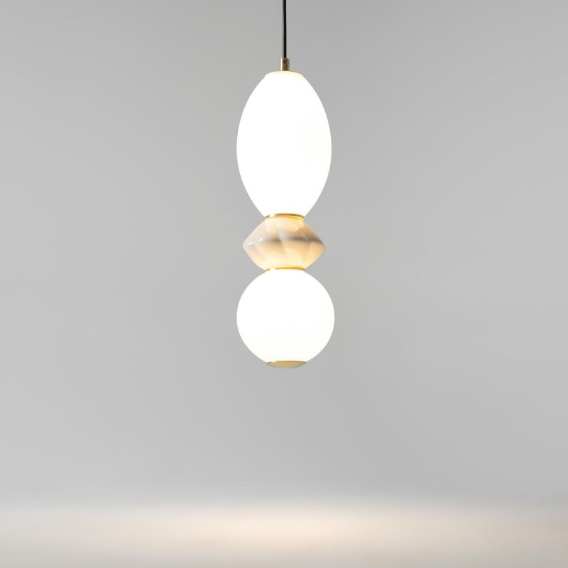 Подвесной светильник Maytoni Brosche LED теплый свет (3000К) 12W MOD362PL-L10BG3K фото 5