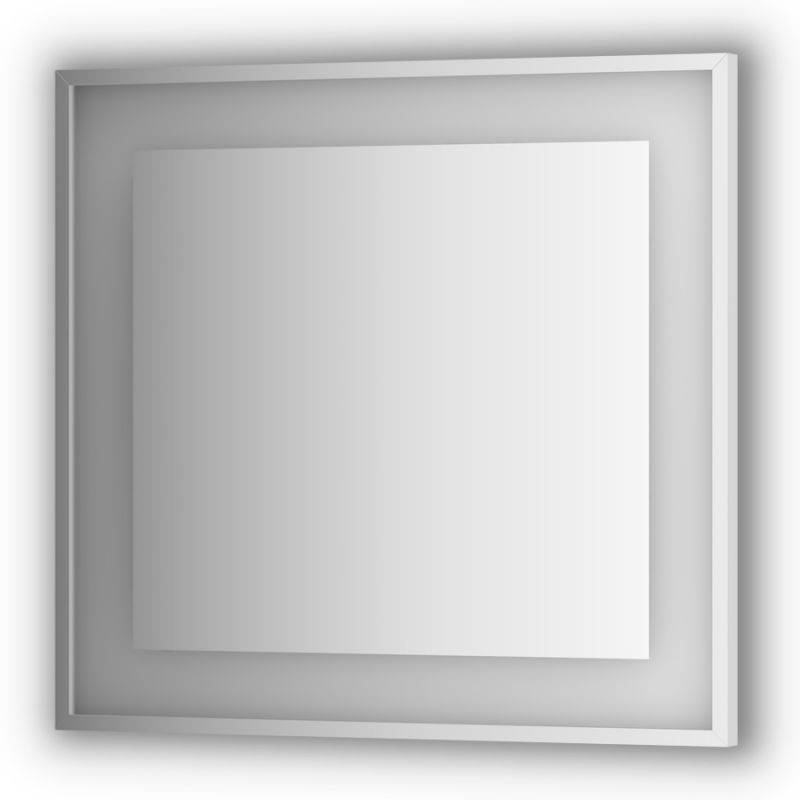 Зеркало в багетной раме со встроенным LED-светильником 22 W 80x75 Evoform LEDSIDE BY 2203