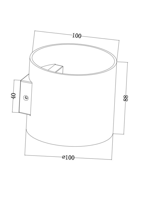 Бра Maytoni Rond C066WL-01B