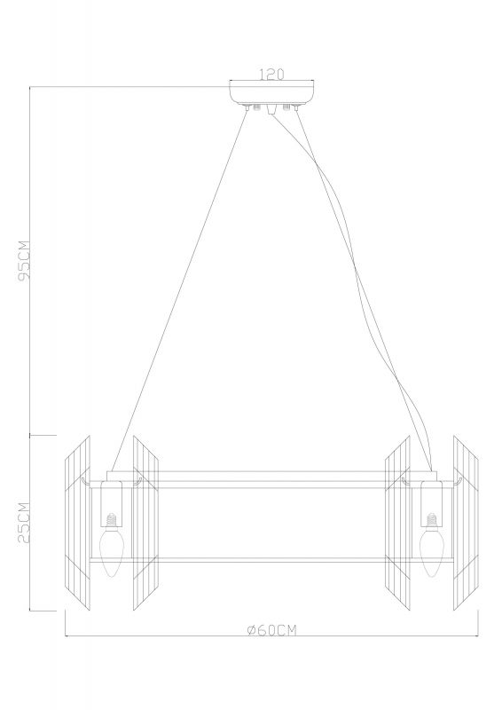 Люстра подвесная Arte Lamp JASTIN A2848SP-8GO