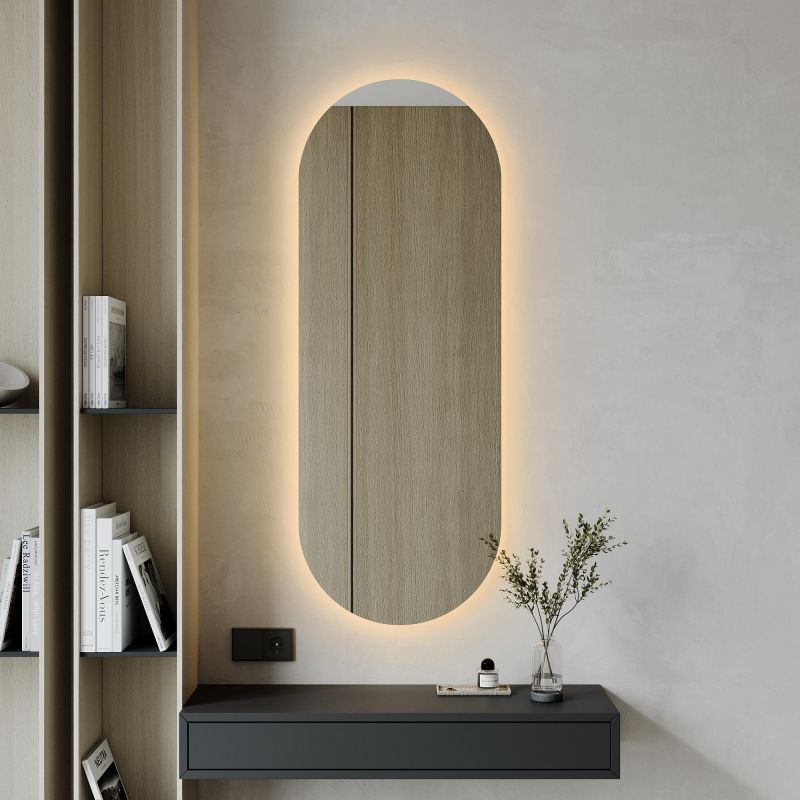 Зеркало безрамное с теплой подсветкой GENGLASS NOLVIS NF LED M BD-2374147 фото 2