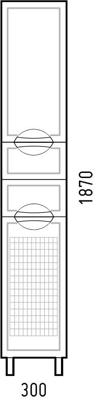 Пенал Corozo Монро SD-00000713 30 см